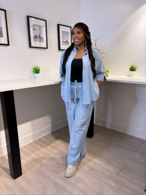 mason de linen sky & sand linen set