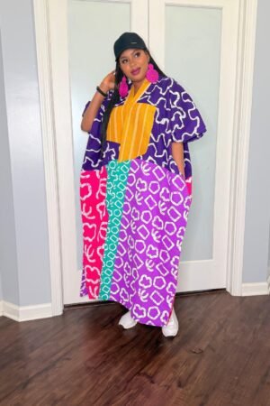 ankara & aso oke mix bubu